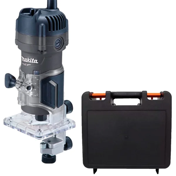 Kit Tupia Manual 6mm 530 Watts M3700G Makita e Maleta para Ferramentas