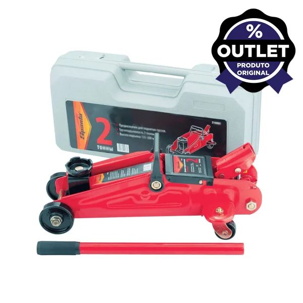 Macaco Hidráulico Tipo Jacaré 2 Toneladas Altura 135-300mm 5100855 Sparta Outlet