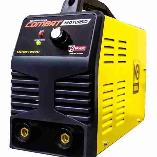Máquina de Solda Inversora Combat 160 Turbo V8 Brasil Bivolt