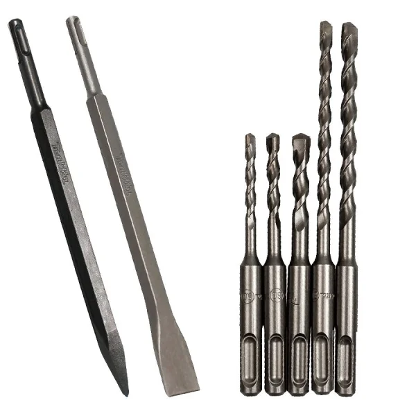 Martelete Combinado 24mm SDS HR2470-L Makita e Brocas e Ponteira e Talhadeira