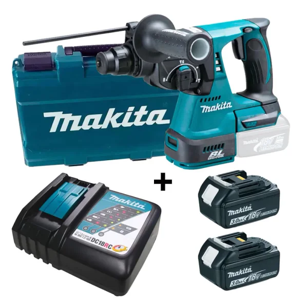 Martelete Combinado à Bateria 18V 24mm DHR242RFE Makita