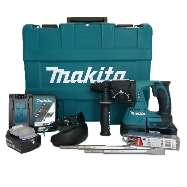 Martelete Combinado à Bateria 18V DHR242RFE P Makita