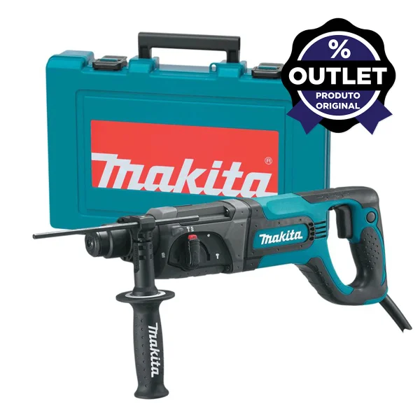 Martelete Combinado para Metal Madeira Concreto 24mm 780W HR2475 Makita - Outlet