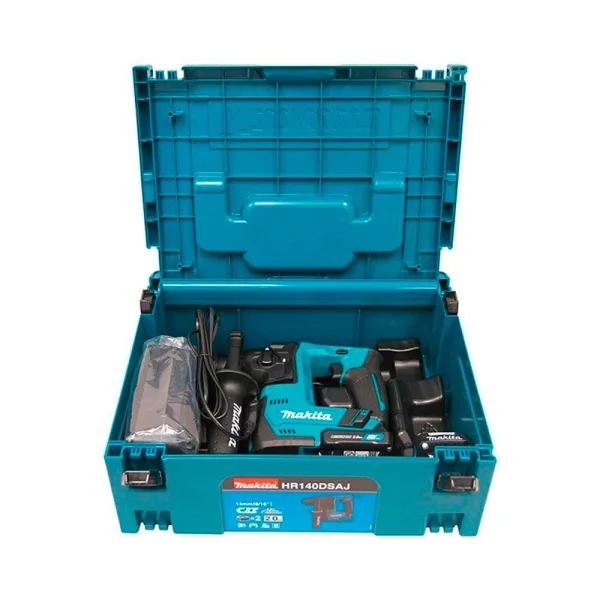 Martelete Rotativo à Bateria e Carregador e Maleta HR140DSAJ Makita