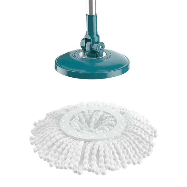 Mop Giratorio Flash Limp Fit 360 Spin Extensível 128m Microfibra Refil e Balde Outlet