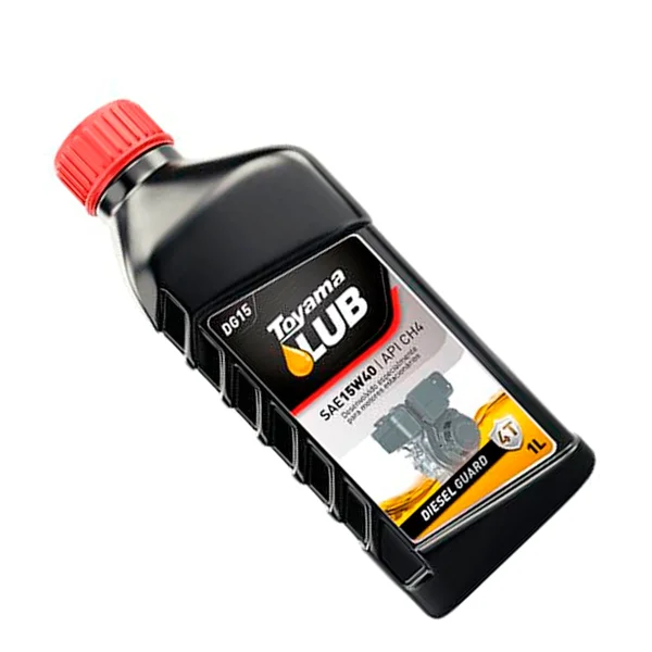 Óleo Lubrificante para Motores à Diesel DG15 4T 15W-40 CH-4 901-001 Toyama 1000ml