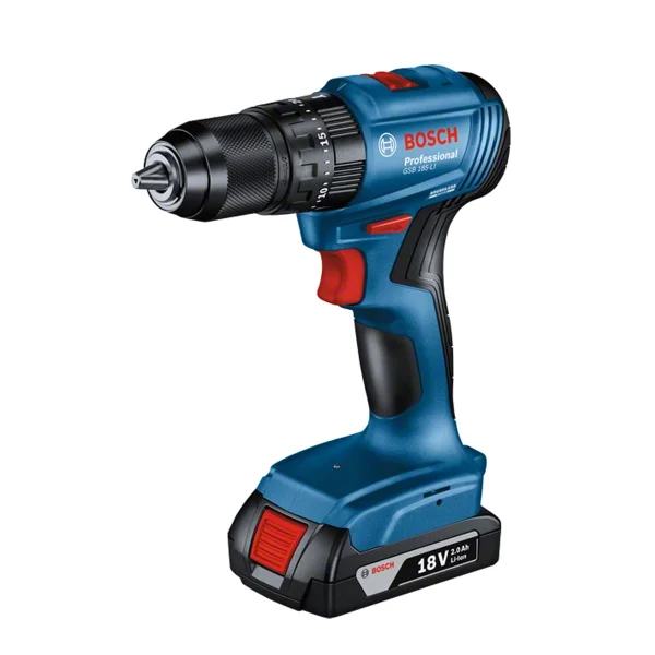 Parafusadeira e Furadeira à Bateria e 2 Baterias 18V e Maleta GSB 185-Li Bosch