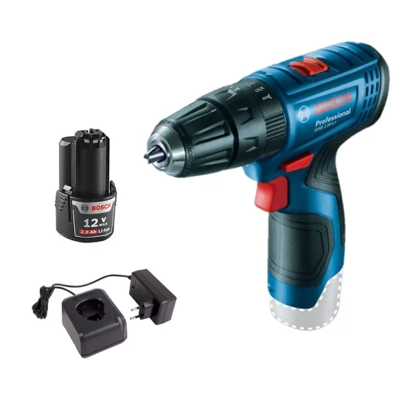 Parafusadeira e Furadeira de Impacto à Bateria GSB 120-LI 12V Bosch