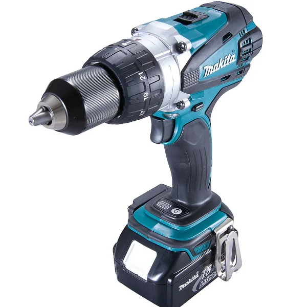 Parafusadeira Furadeira 13mm à Bateria 18V 3.0Ah DDF458RFE Makita