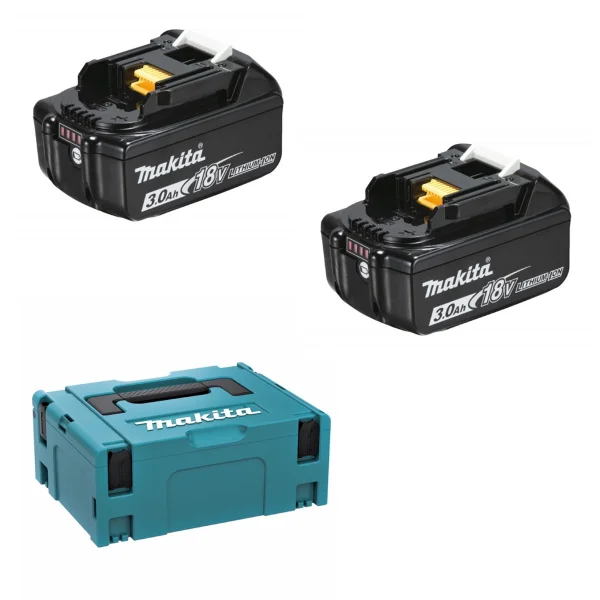 Parafusadeira Furadeira de Impacto à Bateria 18V e Maleta DHP486RFJ Makita