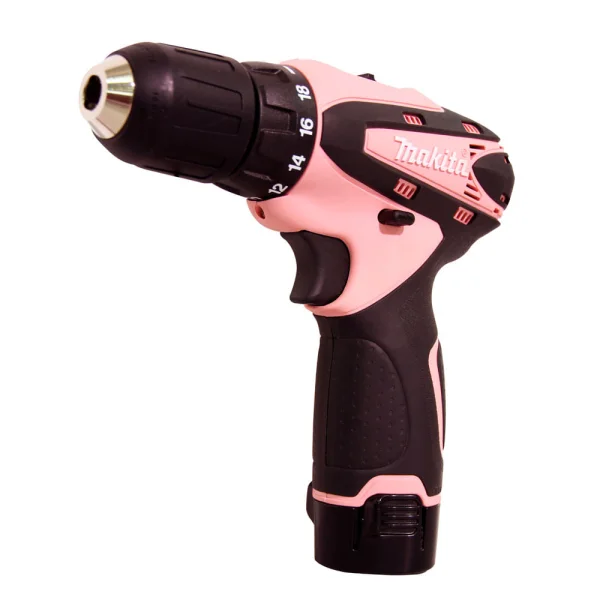 Parafusadeira Furadeira Rosa à Bateria 10mm 12V DF330DWEP Makita