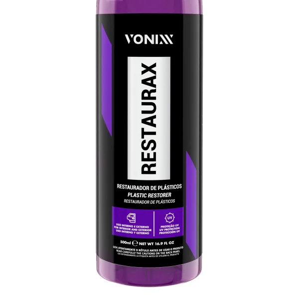 Restaurador de Plásticos Aplicador Restaurax 2009015 Vonixx 500ml