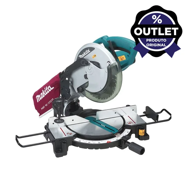 Serra de Esquadria 255mm 1.500 Watts MLS100 Makita Outlet 110 Volts