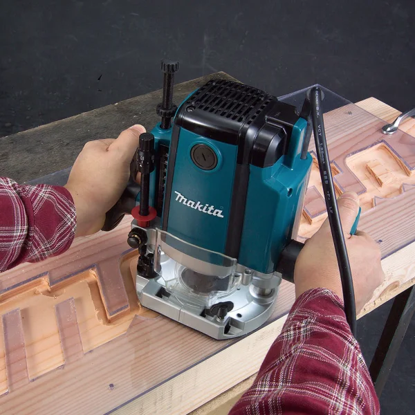 Tupia de Coluna 12mm com Iluminação 1650W RP1801F Makita