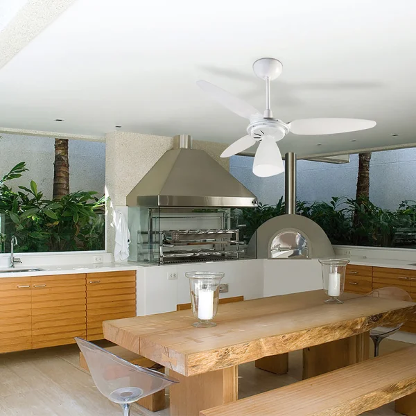 Ventilador de Teto Wind Light Branco 3Pás Injetável Cv3 Premium Ventisol