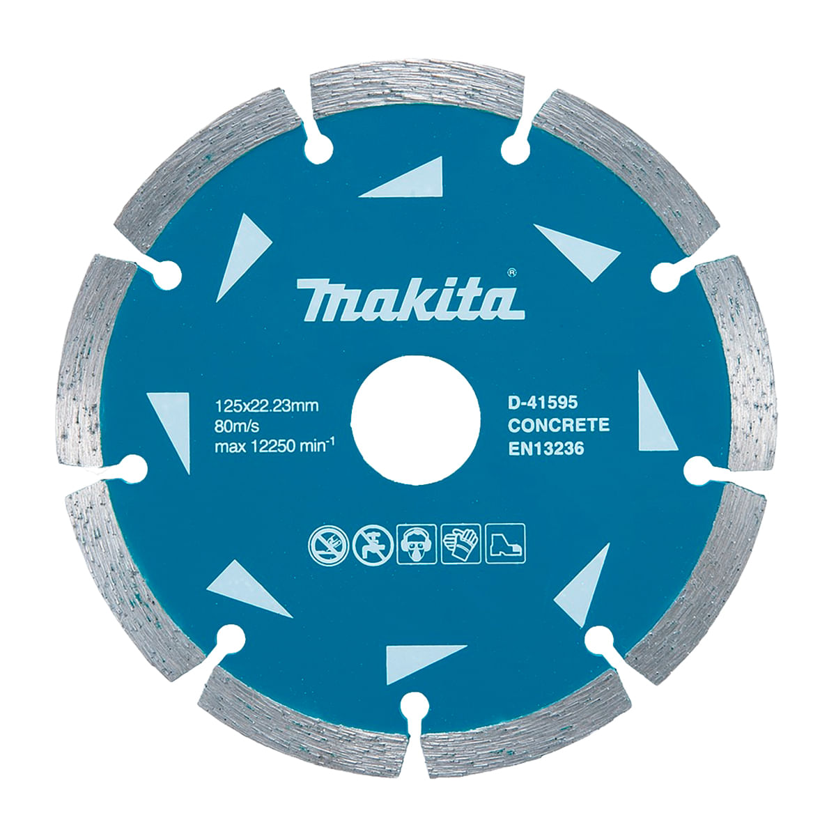 Disco Diamantado Segmentado para Concreto 125x22.23mm D-41595 Makita