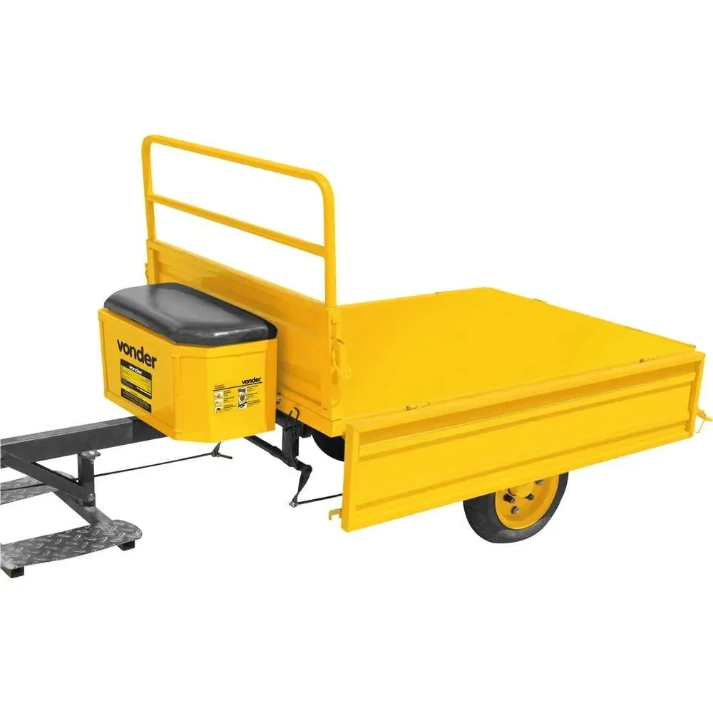 Carretinha Agricola para Motocultivador com Freio e Capacidade 300KG - Vonder-68033