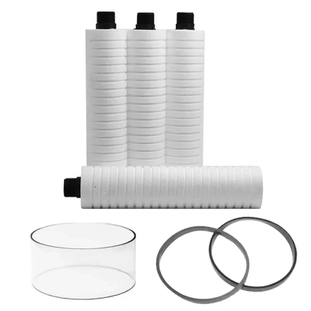 Kit Elementos Filtrante Foguetinho Rosca 3/4 Pol com Vedações e Visor - Grein