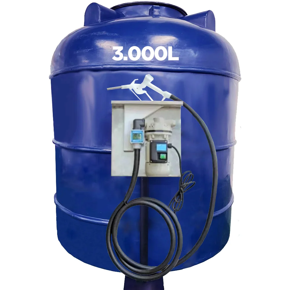 Kit Bomba de Abastecimento para Arla 32 220V com Tanque de 3.000 Litros - Vilubri