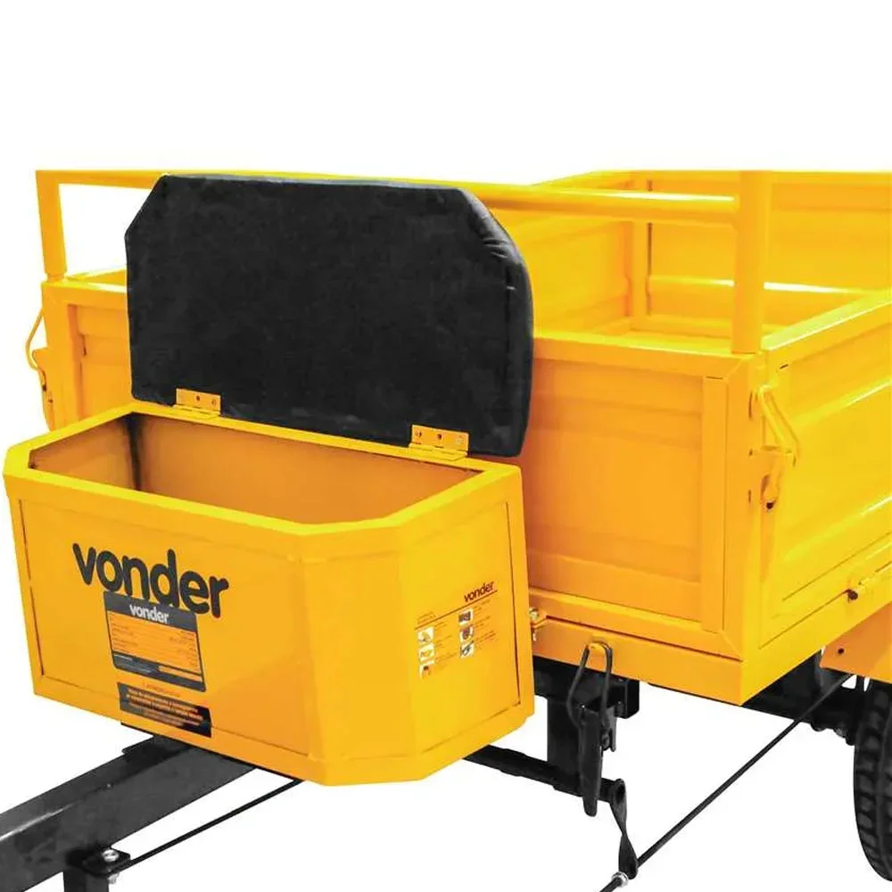Carretinha Agricola para Motocultivador com Freio e Capacidade 300KG - Vonder-68033