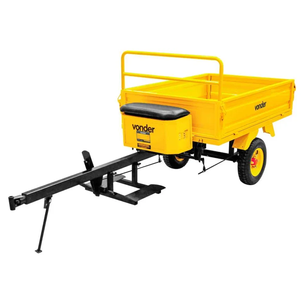 Carretinha Agricola para Motocultivador com Freio e Capacidade 300KG - Vonder-68033