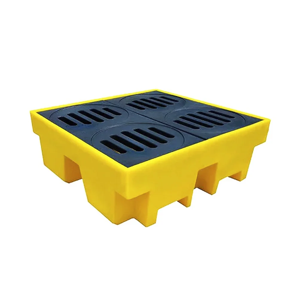 Bacia de Contenção 4 Tambor 220 Litros com Tampa Removível