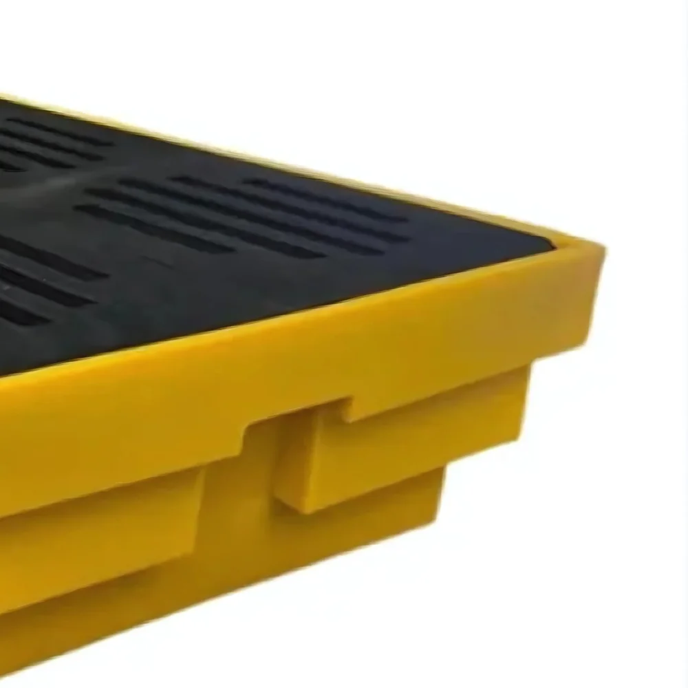 Bacia de Contenção para 2 Reservatorio IBC de 1000 Litros com Tampa Removível