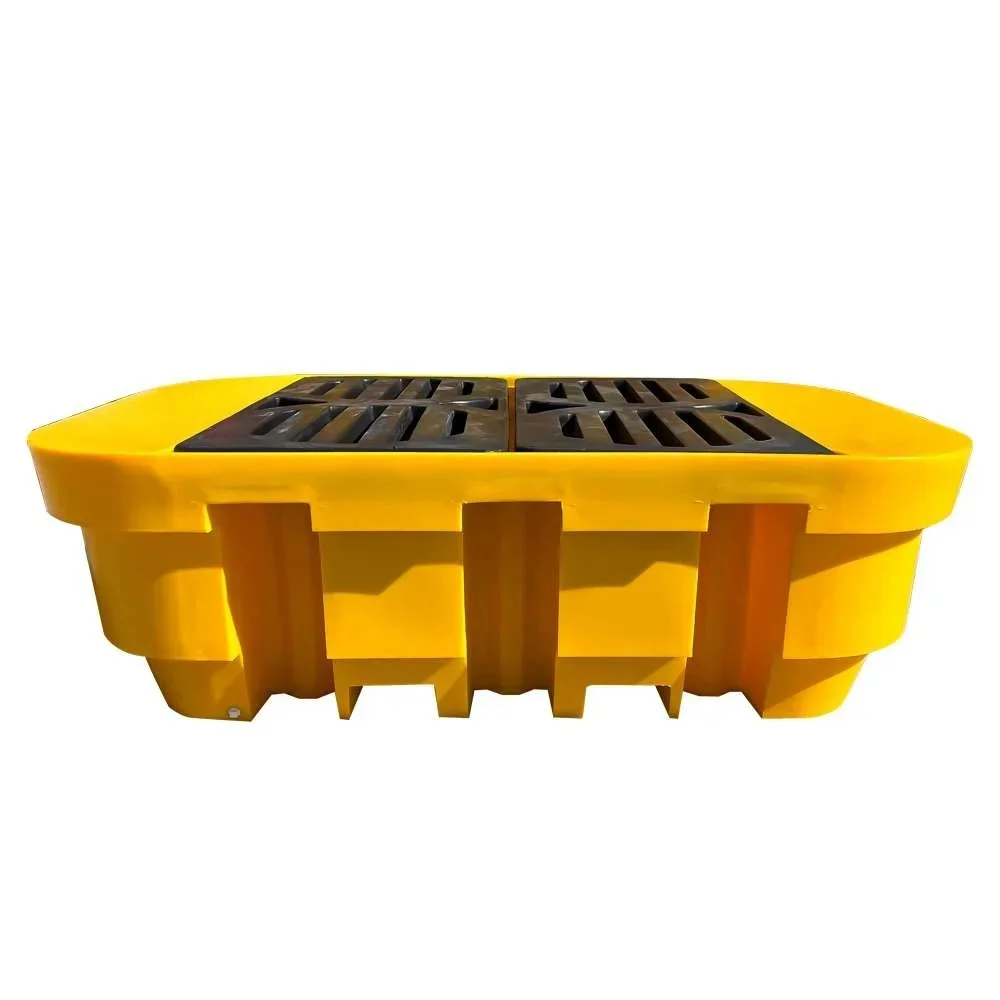 Bacia Pallet de Contenção 4 Tambor 1000 Litros com Tampa Removível