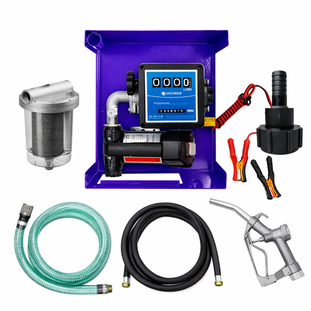 Bomba de Abastecimento de Óleo Diesel 12V 40LPM com Filtro e Adaptador - Bremen-REF88307