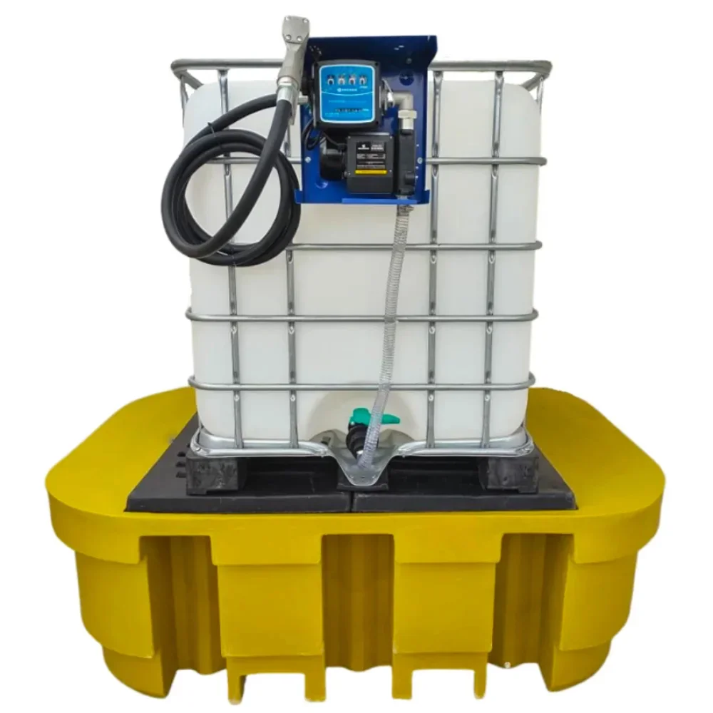 Kit Bomba de Abastecimento Diesel 220V e Bacia de Contenção 1000L - Bremen