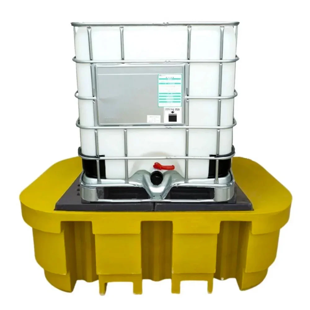 Kit Reservatório IBC 1000L Com Bacia de Contenção 1000L