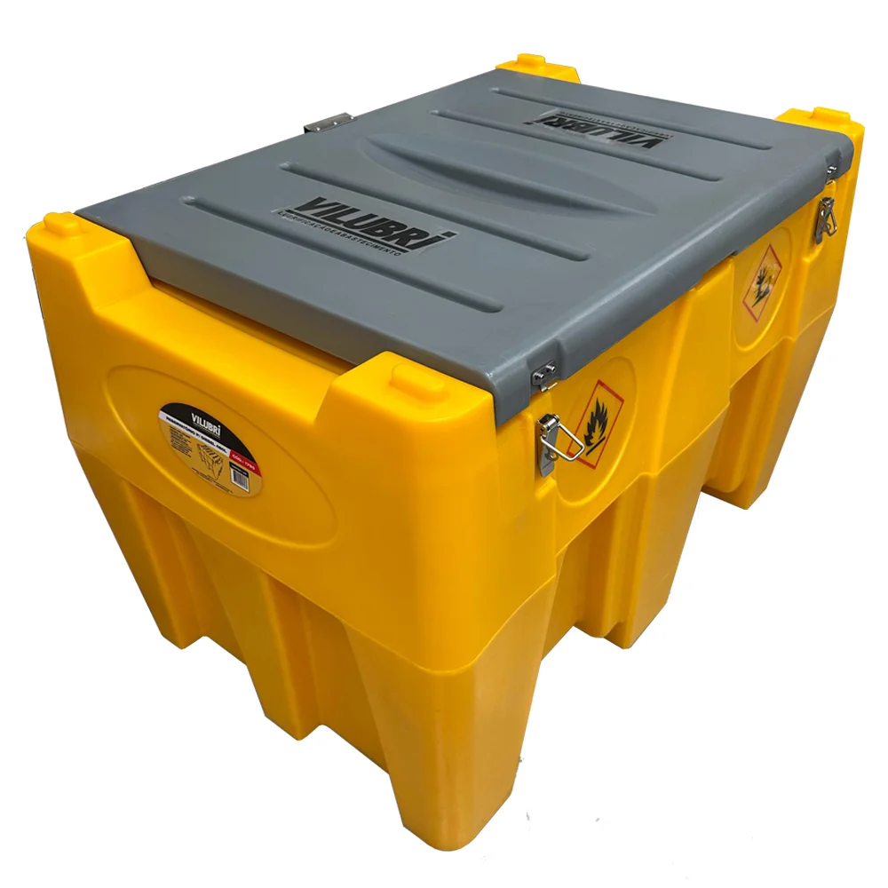 Kit Bomba de Abastecimento Diesel 12V 60LPM Com Medidor Digital e Reservatório 480L - Vilubri-1795