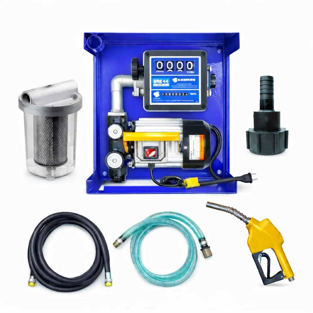Kit Bomba de Abastecimento Diesel 60Lpm 220v com Filtro, Adaptador e Bico Automático - Bremen-REF88354