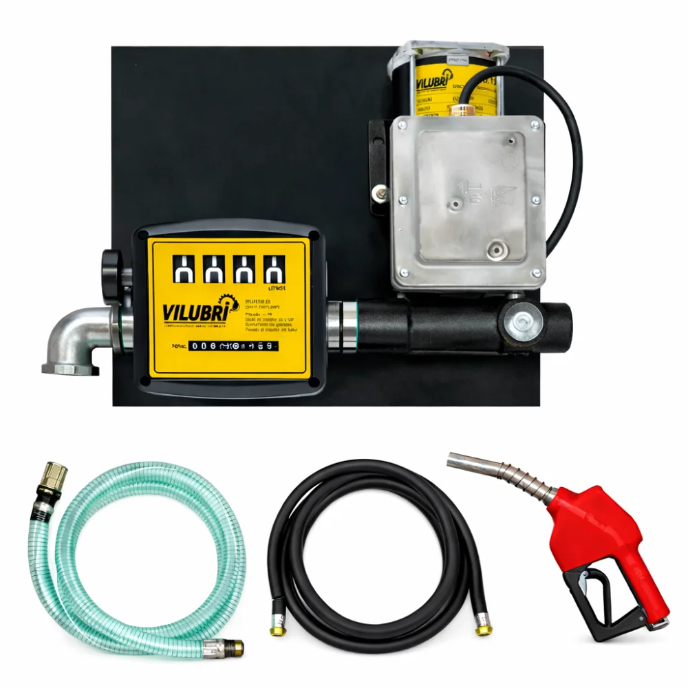 Kit Bomba de Abastecimento Gasolina 12V 40LPM Aprova de Explosão - Vilubri-1754