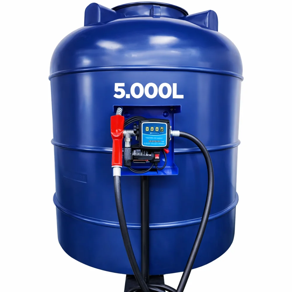 Kit Bomba de Abastecimento Para Diesel 220V 60Lpm Com Tanque Reservatório de 5.000 Litros - Bremen-T5000