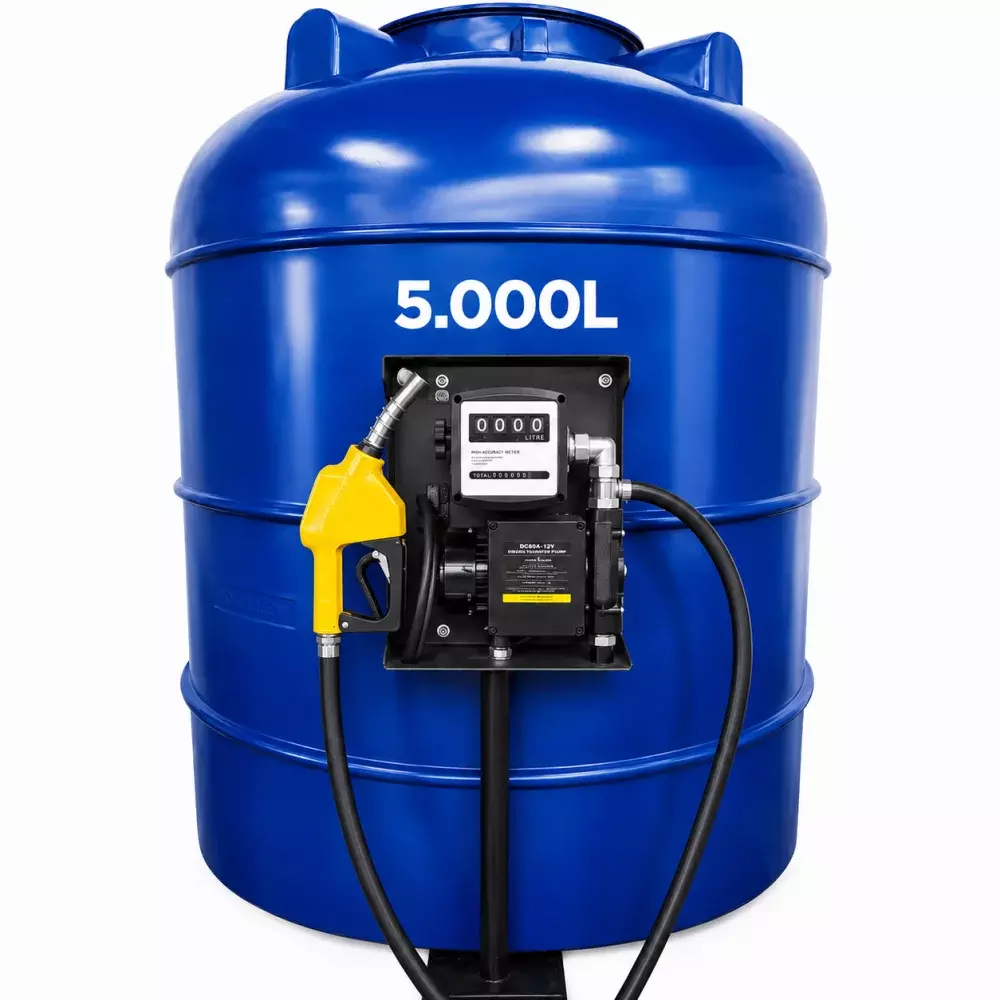 Kit Bomba de Abastecimento Para Diesel 220V 60Lpm Com Tanque Reservatório de 5.000 Litros - Lynus-T5000