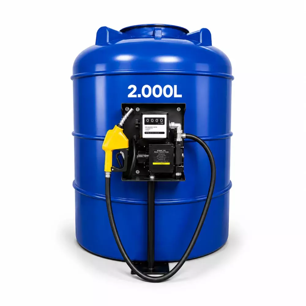 Kit Bomba de Abastecimento para Diesel 220V com Tanque de 2.000 Litros - Grein-T2000