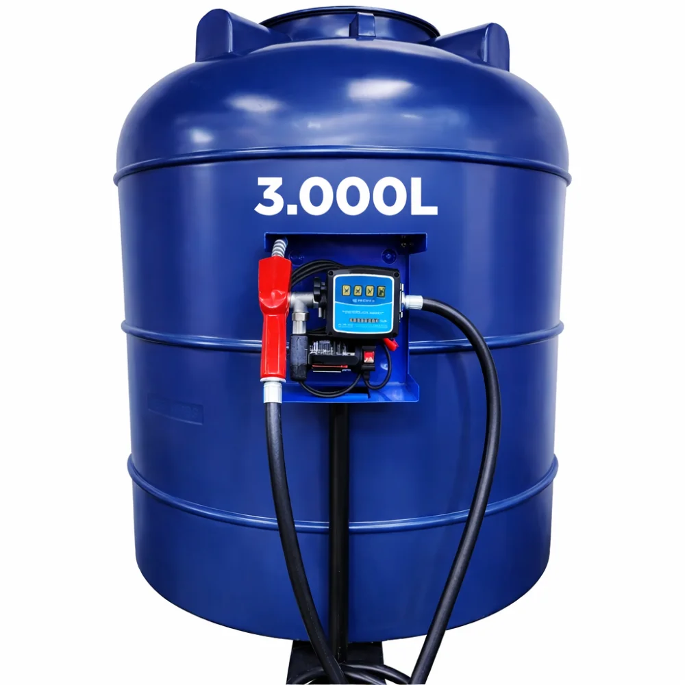Kit Bomba de Abastecimento Para Diesel 220V 60Lpm Com Tanque de 3.000 Litros - Bremen-T3000