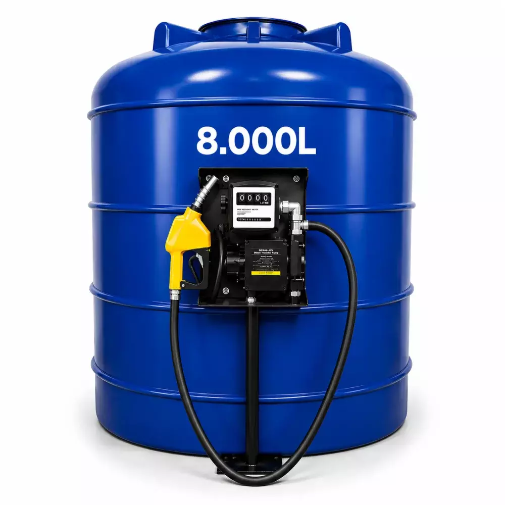 Kit Bomba de Abastecimento para Diesel 220V com Tanque de 8.000 Litros - Grein-T8000