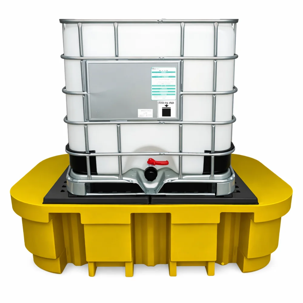 Kit Reservatório IBC 1000L Com Bacia de Contenção 1000L - Grein-REF3412