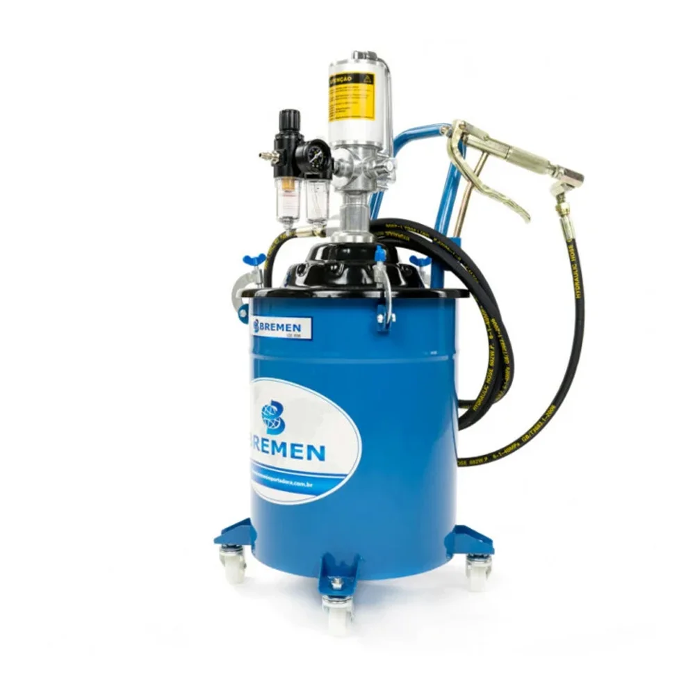 Unidade Propulsora 20Kg Para Graxa Pneumática Móvel Completa  - Bremen-8596
