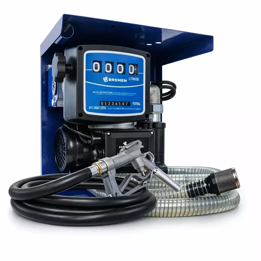 Tanque de Abastecimento Diesel com Bomba de Abastecimento 220V 60Lpm e Bacia de Contenção 5.000 Litros - Bremen-TP5000