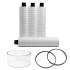 Kit Elementos Filtrante Foguetinho Rosca 1 Pol com Vedações e Visor - Grein