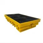 Bacia de Contenção para 2 Reservatorio IBC de 1000 Litros com Tampa Removível