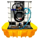 Kit Bomba de Abastecimento 12V 40Lpm Diesel com Reservatório e Bacia de Contenção 1000L - Rotta376-REF442