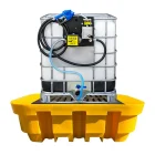 Kit Bomba de Abastecimento Gasolina 220V 40Lpm e Bacia de Contenção 1000L - Vilubri-REF349