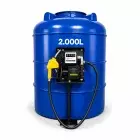 Kit Bomba de Abastecimento para Diesel 220V com Tanque de 2.000 Litros - Grein-T2000