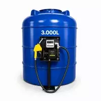 Kit Bomba de Abastecimento Para Diesel 220V 60Lpm Com Tanque de 3.000 Litros - Grein-T3000