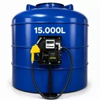 Kit Bomba de Abastecimento para Diesel 220V 60Lpm com Tanque Reservatório de 15.000 Litros - Grein-T15000
