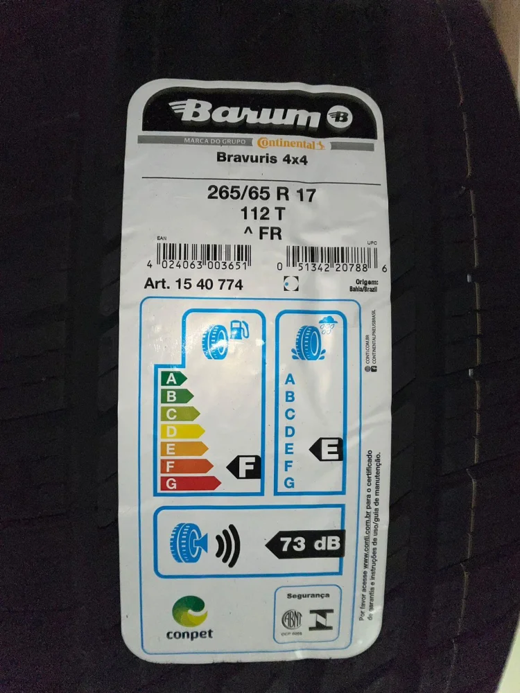 Pneu Barum 265/65R17 112T Fr Bravuris 4X4